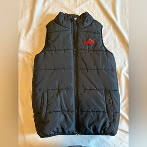 Boys puma puffer vest